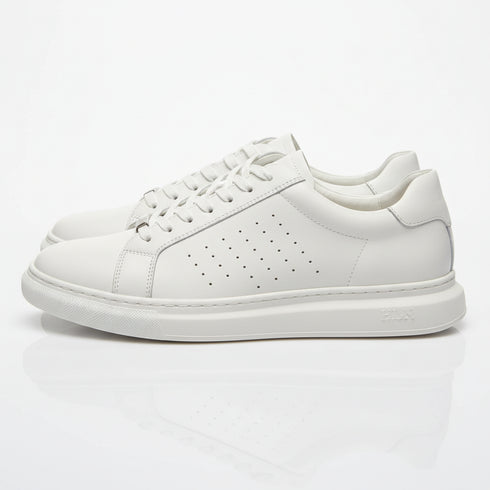 Men's Classic White Leather Sneakers