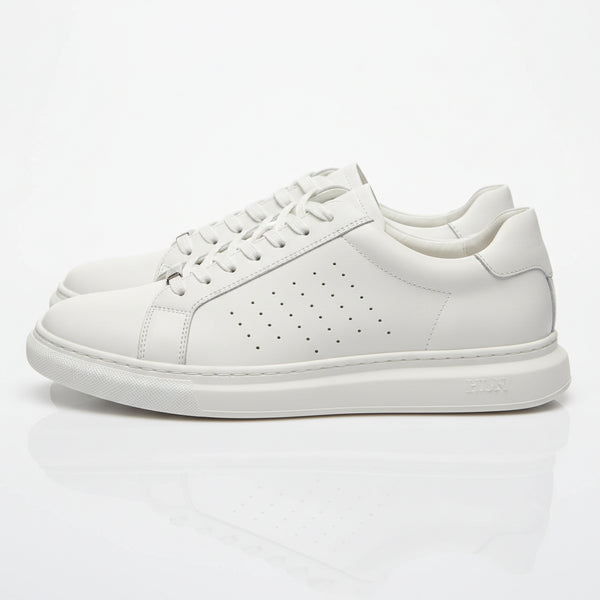 Men's Classic White Leather Sneakers