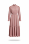 Elegant Midi Dress in Dusty Rose