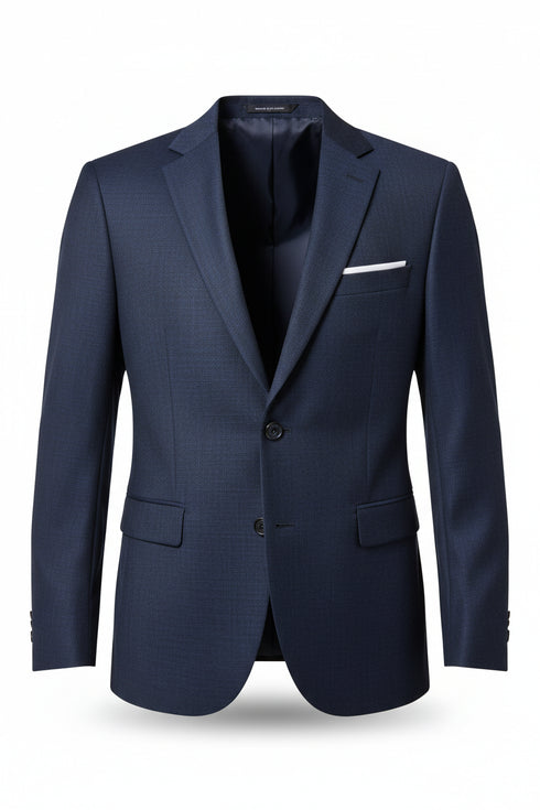 Men's Slim-Fit Navy Blazer