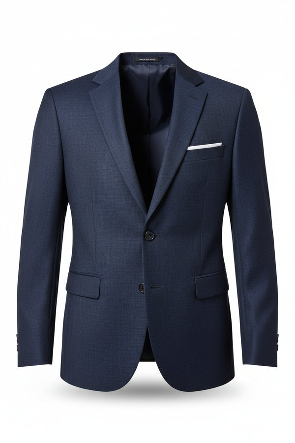 Men's Slim-Fit Navy Blazer
